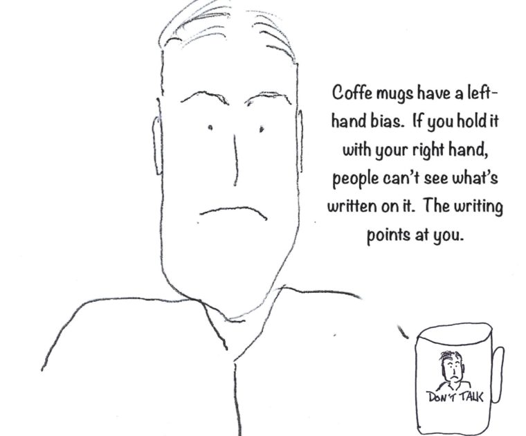 Coffee mug meme from cranky comics