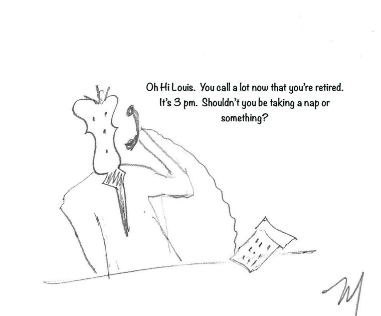 Retired individuals tend to call and lean on their financial advisors a lot more