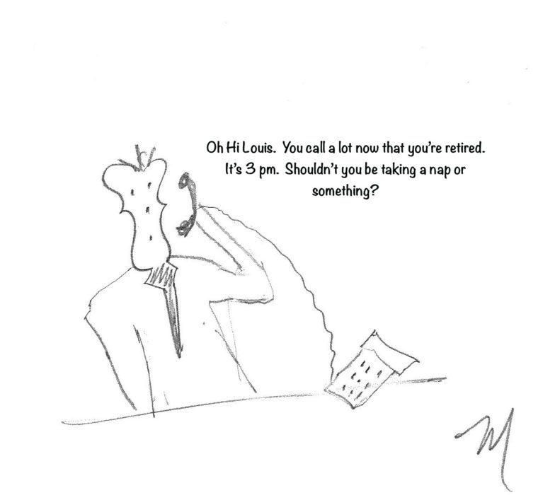 Retired individuals tend to call and lean on their financial advisors a lot more