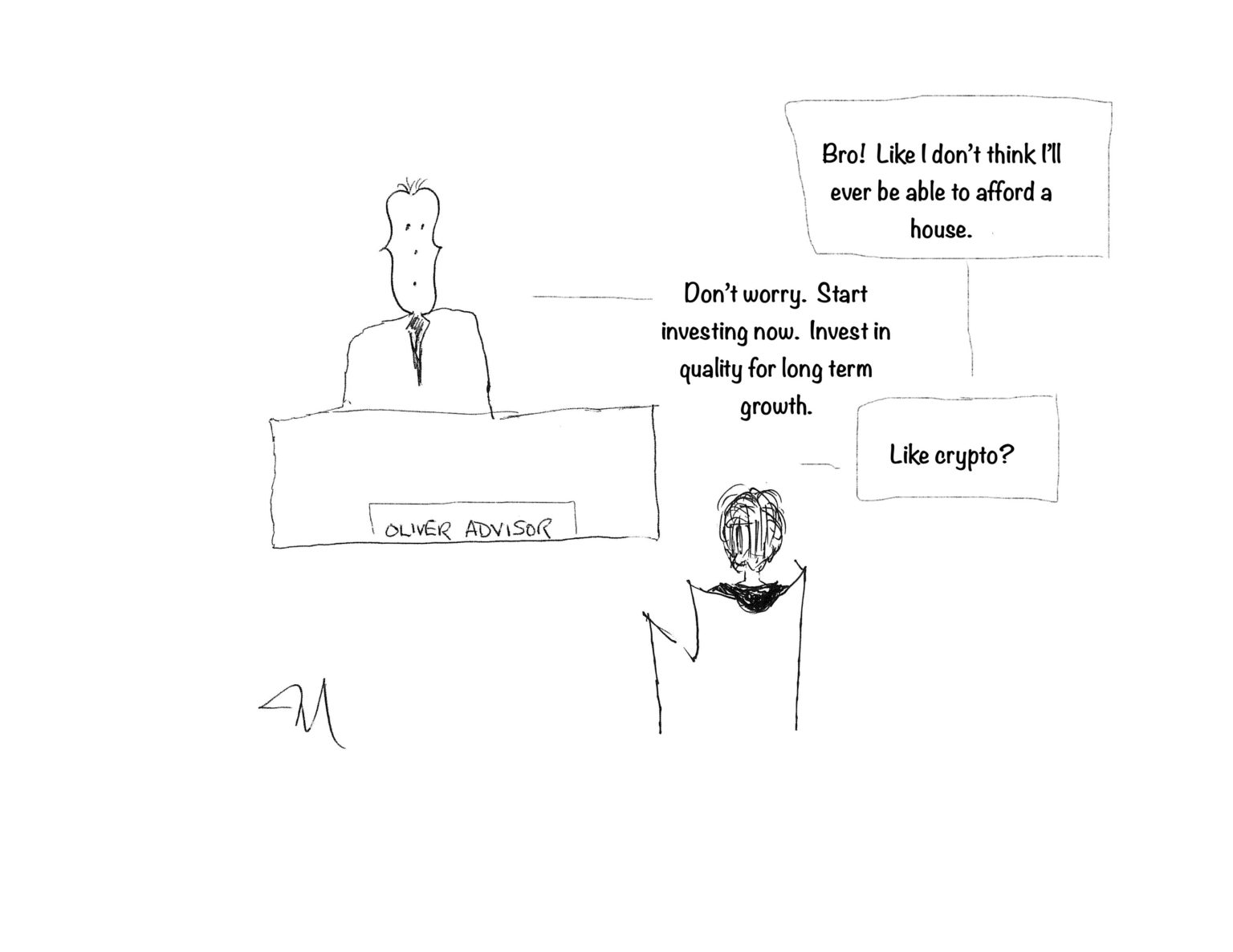 Younger adults thinking that crypto is the way to buying a home or investing in their future