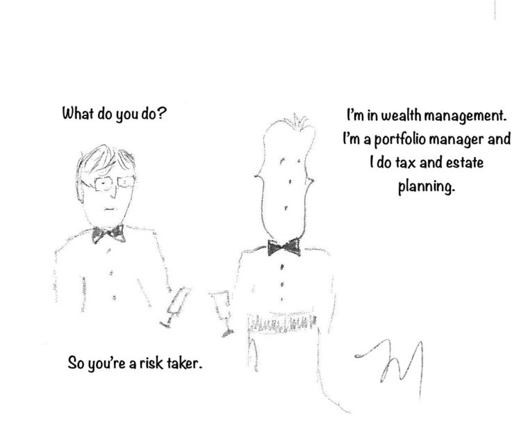 Are financial advisors risk takers or good at assessing opportunities