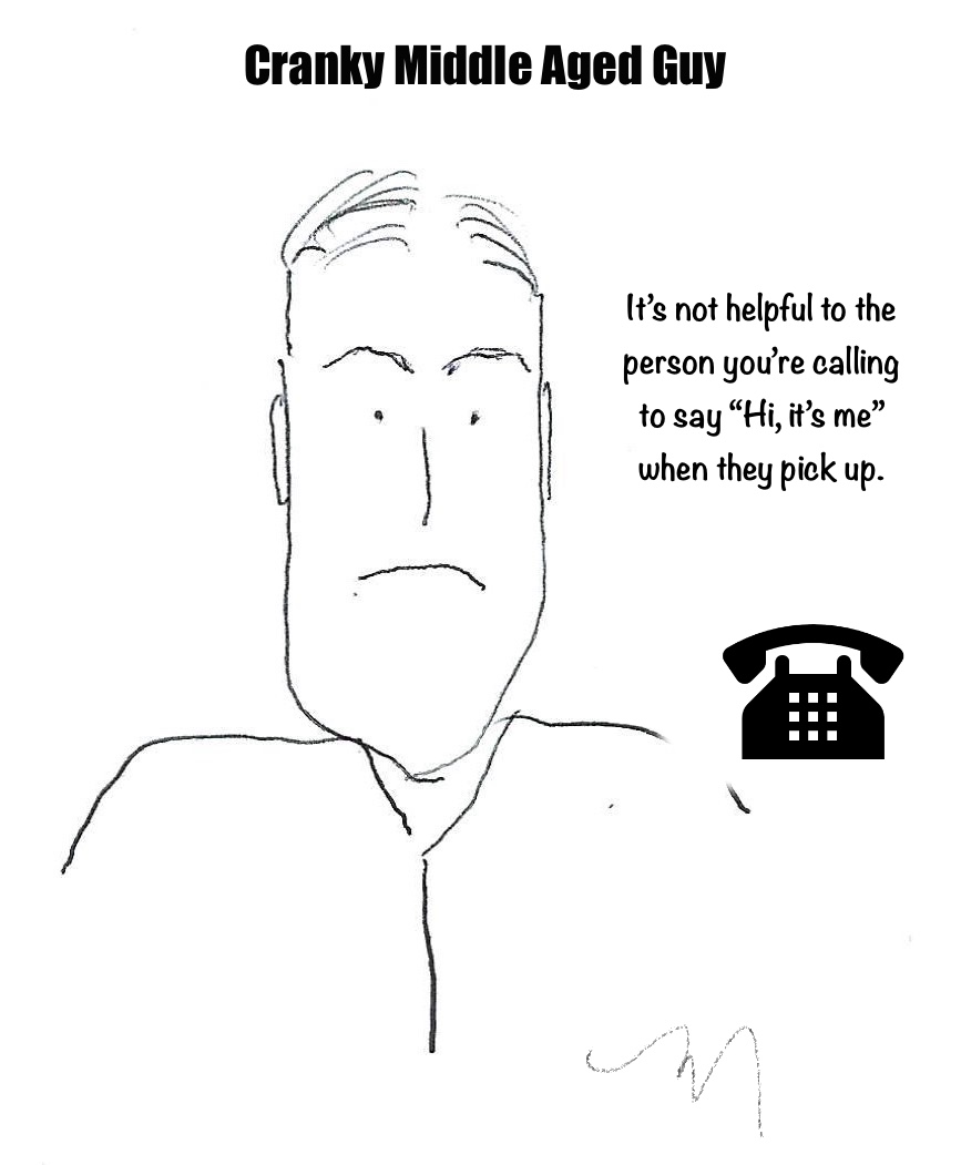 Why do people say "it's me" when they are calling?